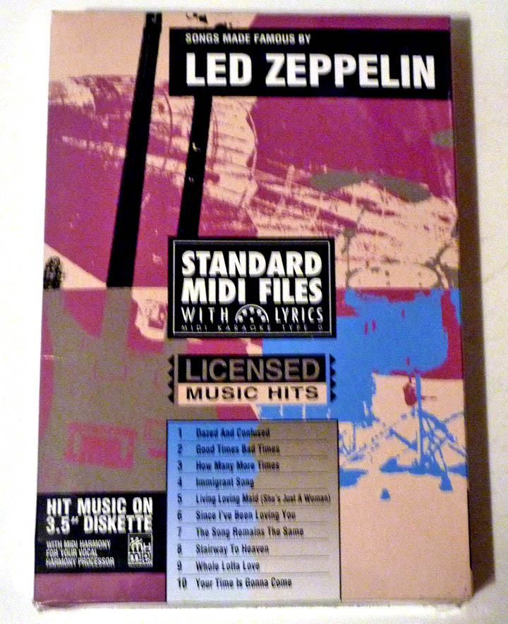 Tune 1000 Songs Made Famous By Led Zeppelin 3.5 Floppy Disk